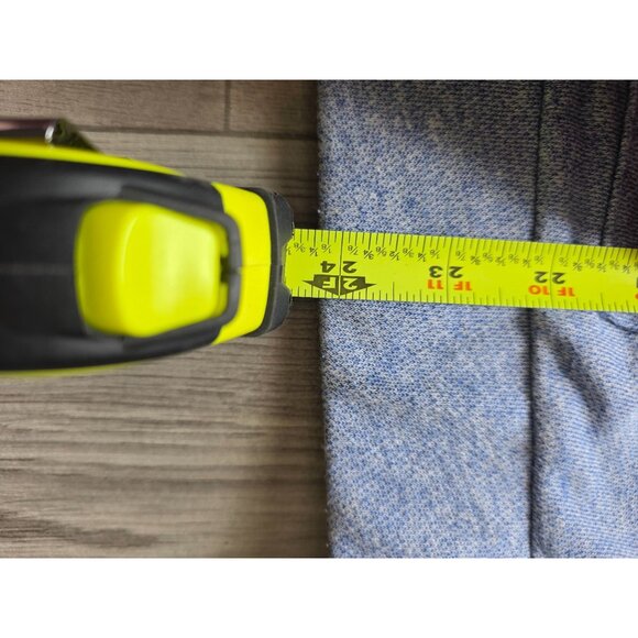 T By Talbots Blue Full-Zip Jacket L Womens Casual Cotton Blend - Picture 7 of 8